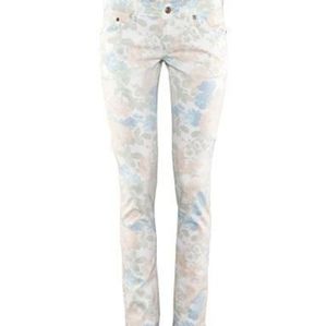 H&M Pastel Floral Jeans